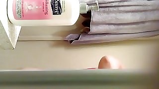 Spying on my mom in the bathroom(please comment)